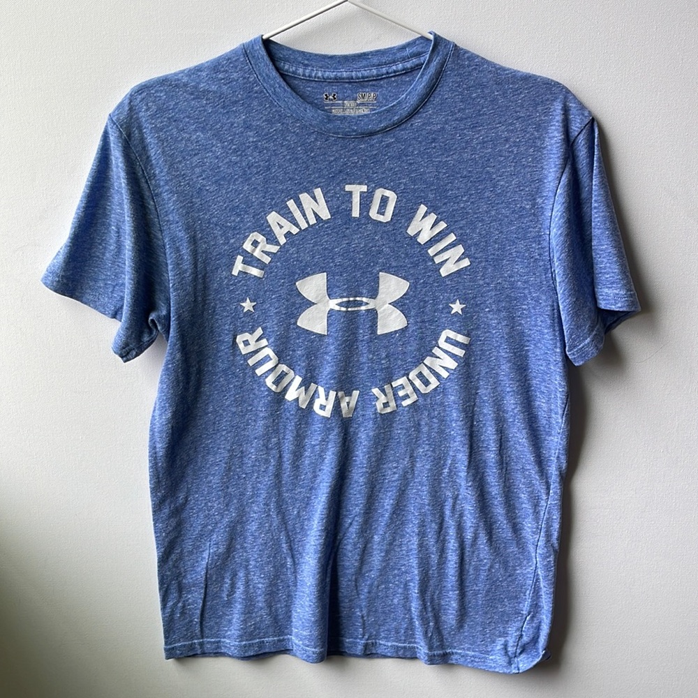 Under Armour Men’s Fitted T-Shirt | Blue | Small